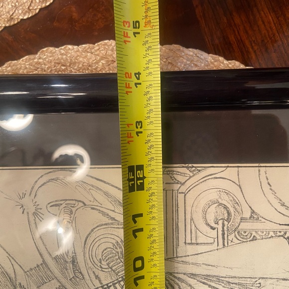 Dave Cockrum’s Iron Maiden from revival of THUNDER Agents Framed Black and White - Picture 12 of 17